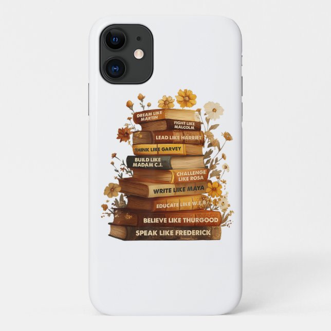 Coques Case-Mate iPhone Book Black History Month (Dos)