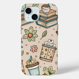 Coque Case-Mate iPhone Bookish Coffee iPhone Case – Cozy Reader Aesthetic