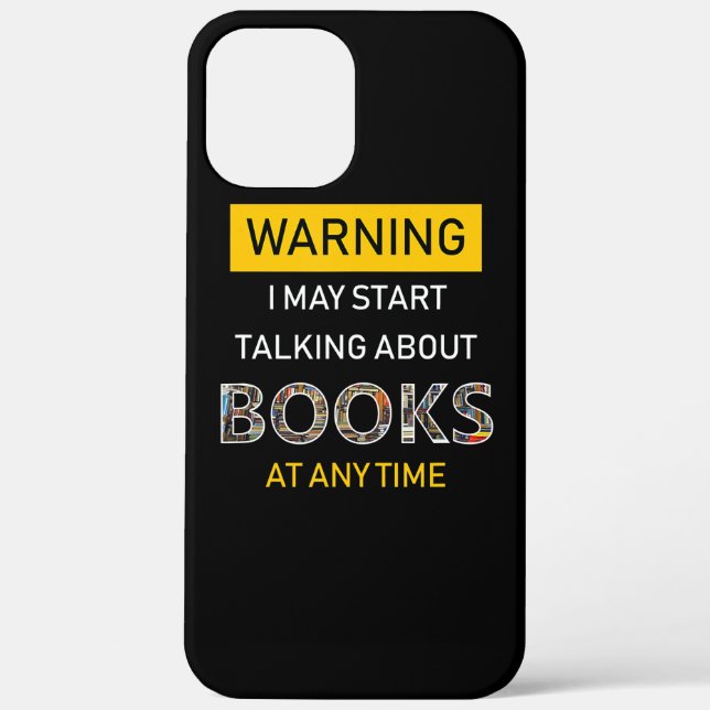 Coques Case-Mate iPhone bookworm avertissement drôle livre lecture nerds d (Verso)