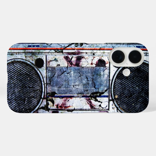 Coques Case-Mate iPhone Boombox urbain (Verso (horizontal))