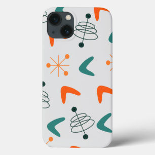 Case-Mate iPhone Case Boomerangs Atomiques Moderne Milieu de Siècle