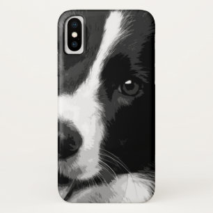 Coques Pour iPhone Border collie noir et blanc