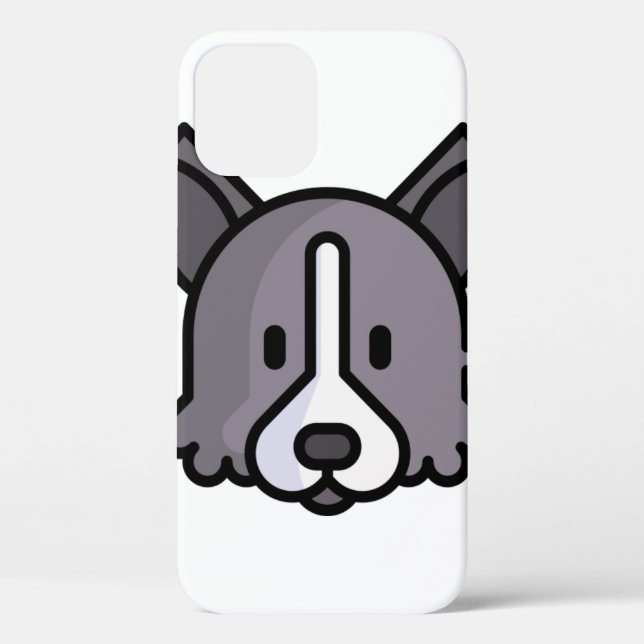 Coques Case-Mate iPhone Bordure Collie (Verso)