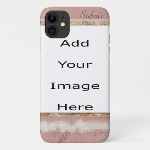 Case-Mate iPhone Case Bordure rose et blanc rouillé