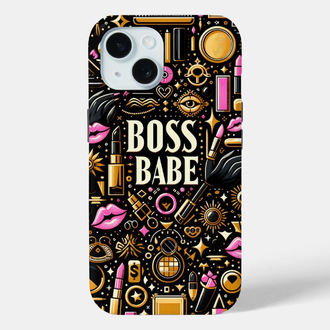 Coques Case-Mate iPhone Boss Babe' Boss Baddie Téléphone Boss pour iPhone (Verso)