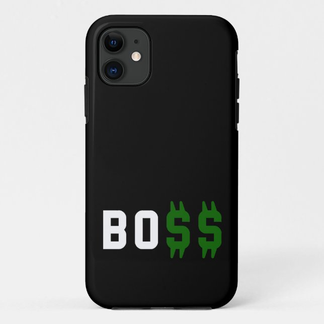 Coques Case-Mate iPhone Boss, Bo$$ (Dos)