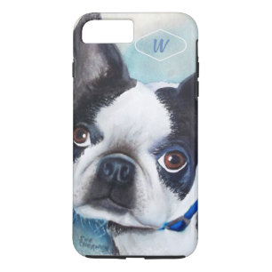 COQUE iPhone 8 PLUS/7 PLUS BOSTON NOIR ET BLANC TERRIER