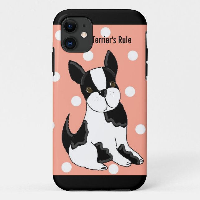 Coques Case-Mate iPhone Boston Terrier (Dos)