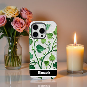 Coque iPhone 16 Pro Botanique Élégance Téléphone