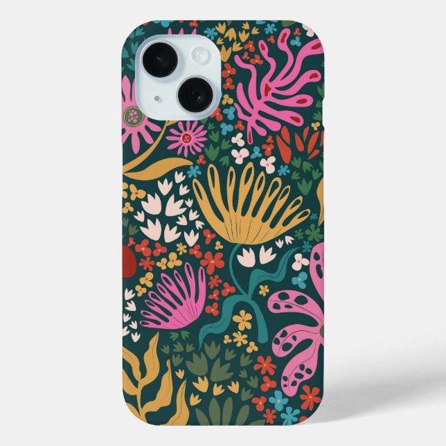 Coques Case-Mate iPhone Botanique série Boho vert (Verso)