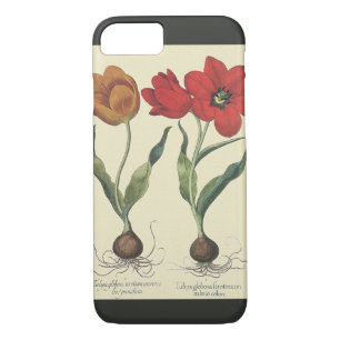 Case-Mate iPhone Case Botanique vintage, Fleurs et ampoules de tulipes f