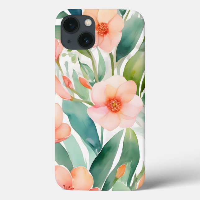 Coques Case-Mate iPhone Botaniques du printemps frais (Verso)