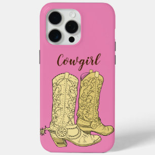 Coque Case-Mate iPhone Botte cowboy rose