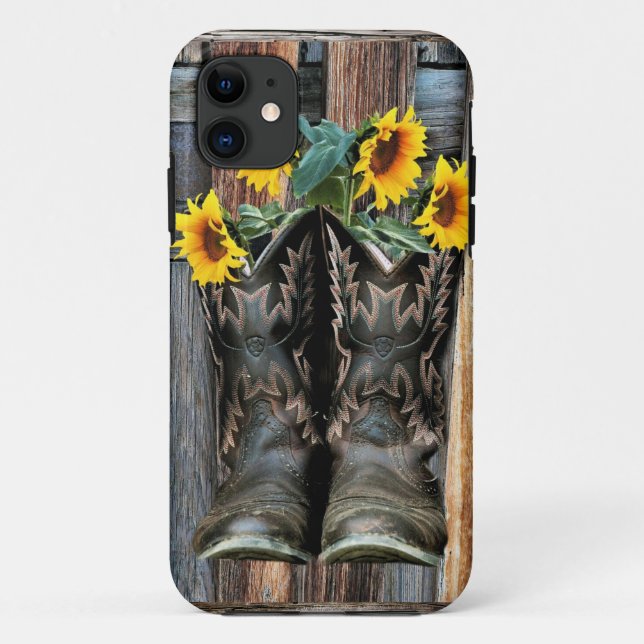 Coques Case-Mate iPhone Botte de cowboy Rustique Western Horse Coque- (Dos)