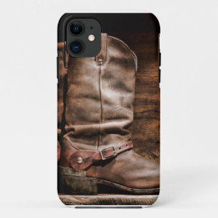 Coque Case-Mate iPhone Botte de vache Boots Spur Country Rope Bois IPHONE