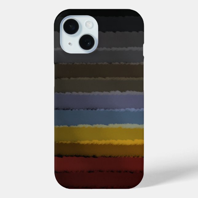 Coques Case-Mate iPhone Bouche D'Aquarelle Sale De Couleur Pop D'Art Abstr (Verso)