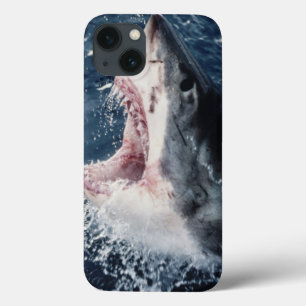 Etui iPhone 13 Bouche élevée de requin ouverte
