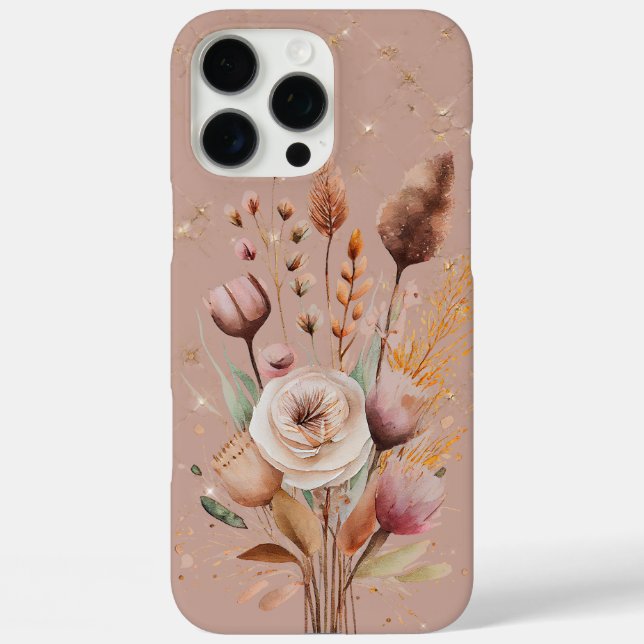 Coques Case-Mate iPhone Bouche florale Boho floral (Verso)