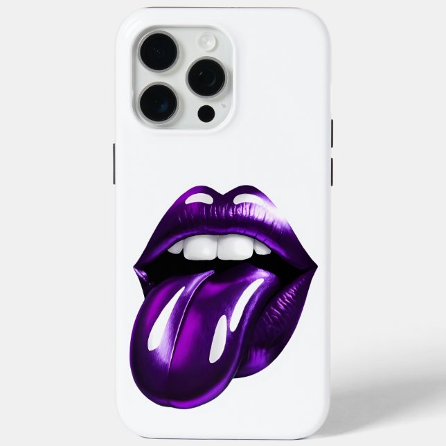 Coques Case-Mate iPhone Bouche pourpre (Verso)