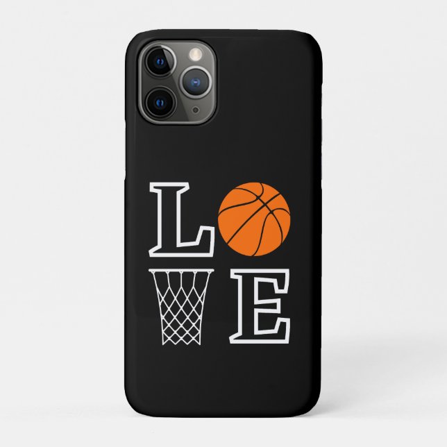 Coques Case-Mate iPhone Boucles de basket-ball, Lecteur de basket-ball Cad (Dos)