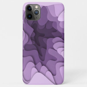 Case-Mate iPhone Case Boucles et ondulations modernes Lavender Ombre