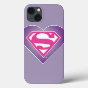 iPhone 13 Case Bouclier du coeur pourpre