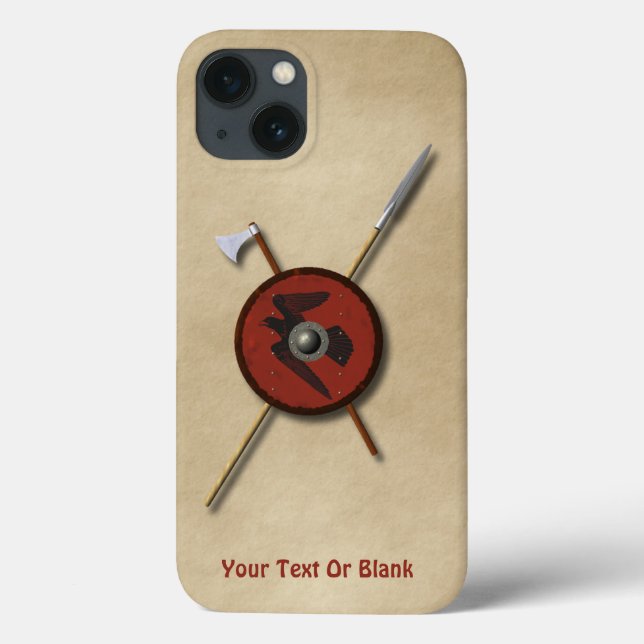 Coques Case-Mate iPhone Bouclier Et Armes De Corbeau Viking (Verso)