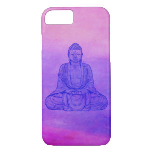 Coque Case-Mate iPhone Bouddha assis sur la lessive aquarelle