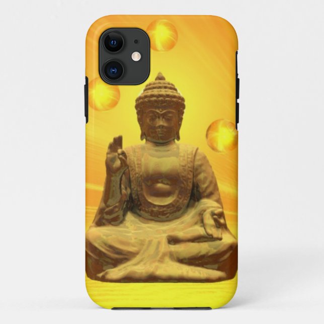 Coques Case-Mate iPhone Bouddha d'or (Dos)