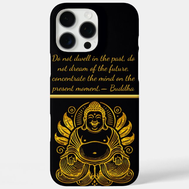 Coques Case-Mate iPhone Bouddha d'or paisible (Verso)
