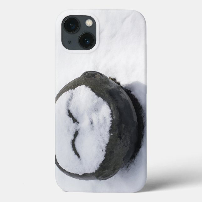Coques Case-Mate iPhone Bouddha heureux avec masque de neige (Verso)
