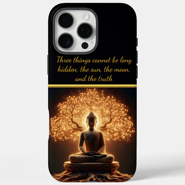 Coques Case-Mate iPhone Bouddha méditant sous un arbre (Verso)