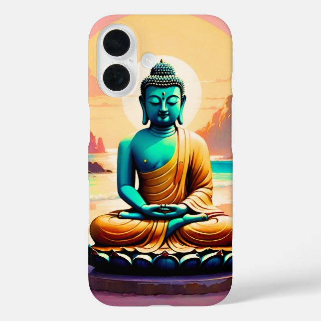 Coques Case-Mate iPhone Bouddha - Rives sereines des Lumières (Verso)