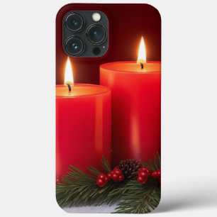 Case-Mate iPhone Case Bougies romantiques de Noël
