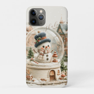 Case-Mate iPhone Case Boule à neige avec bonhomme de neige mignon
