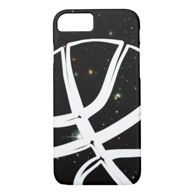 Coques Case-Mate iPhone Boule de basket-ball dans l'espace (Dos)