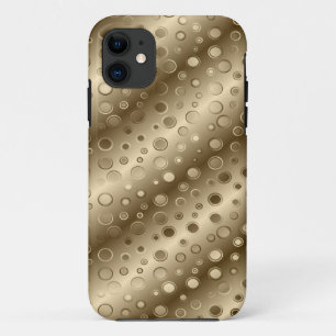 Coque iPhone 11 Boule de champagne Gold Circle