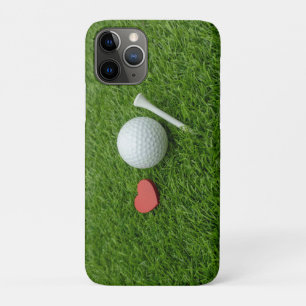 Case-Mate iPhone Case Boule de golf avec coeur d'AMOUR en vert pour golf