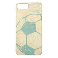 Boule de soccer bleu Pastel par Chariklia Zarris