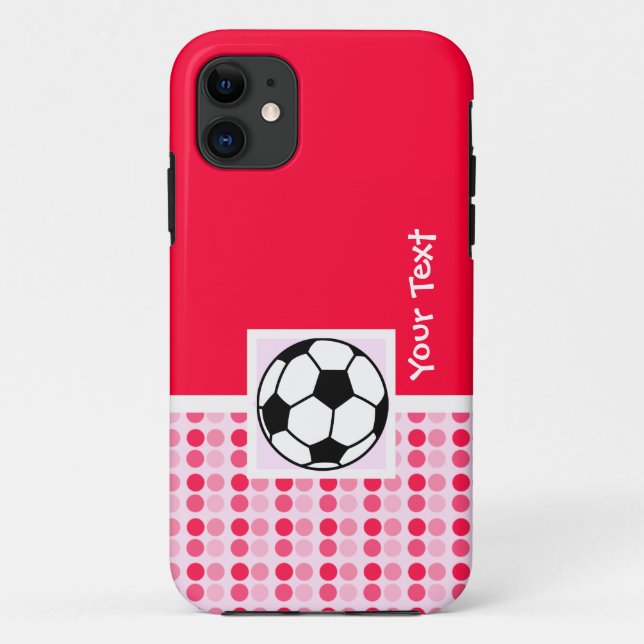 Coques Case-Mate iPhone Boule de soccer mignonne (Dos)