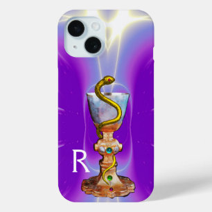 Coque Case-Mate iPhone BOULE D'HYGÉIE Médecine, Pharmacie Monogramme Purp