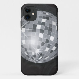 Coques Pour iPhone boule disco argent