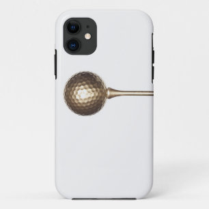 Coque Case-Mate iPhone Boule et pièce en t de golf d'or