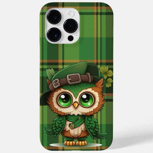 COQUES Case-Mate iPhone BOULE IRLANDAISE AVEC MOTIF VERT (Verso)