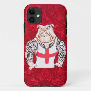 Coques Pour iPhone Bouledogue anglais avec les tatouages tribaux