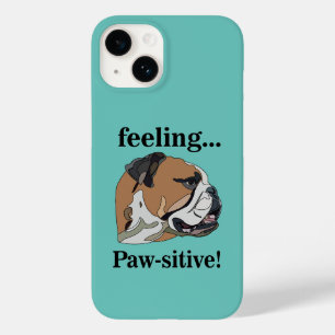 Coque Case-Mate iPhone Bouledogue anglais Sentiment Pattesitif Amoureux d