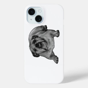 Coque Case-Mate iPhone Bouledogue de poche, cool à points d'encre