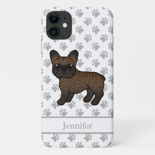 Case-Mate iPhone Case Bouledogue français bringé Chien de dessin animé m