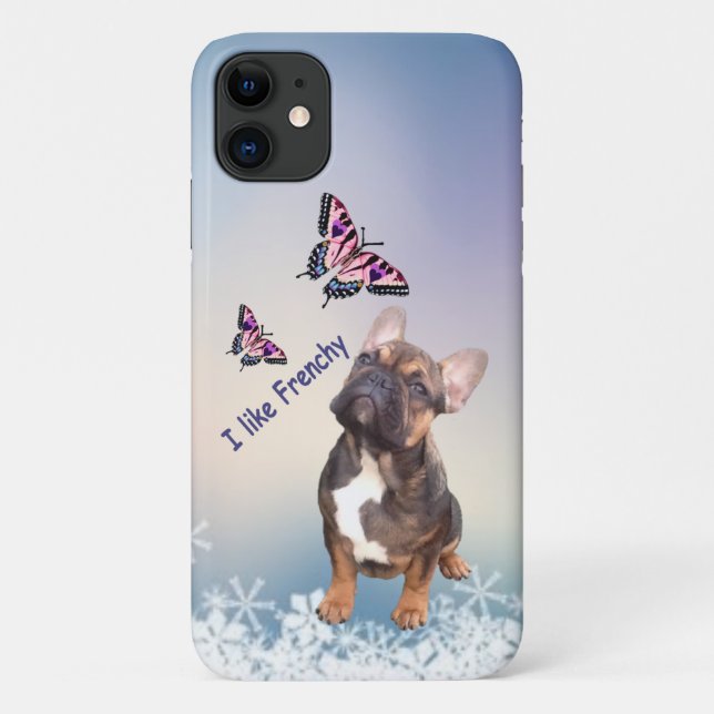 Coques Case-Mate iPhone Bouledogue français Case Mate IPhone 11 (Dos)