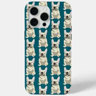 Coque Case-Mate iPhone Bouledogue Français Crème